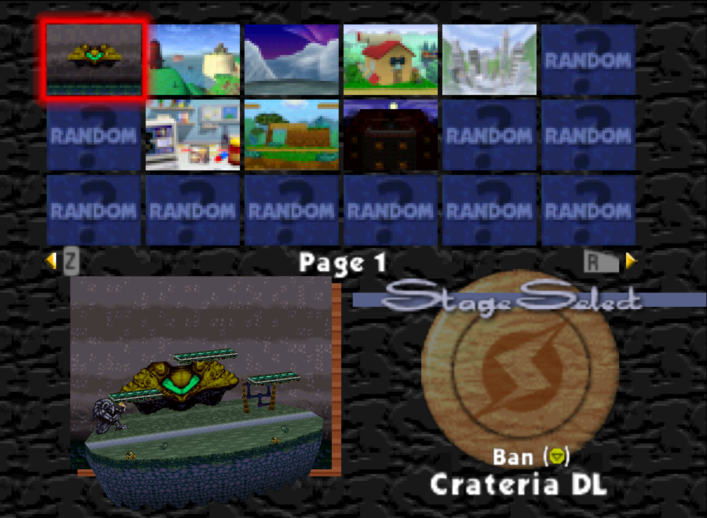 SmashKC stage list version 2